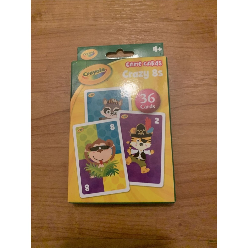 Crayola Crazy 8s Card Game Children